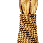 Люстра золотая с декором в виде перьев Bunch of Feathers варинант исполнения - 2 | Loft Concept в Омске