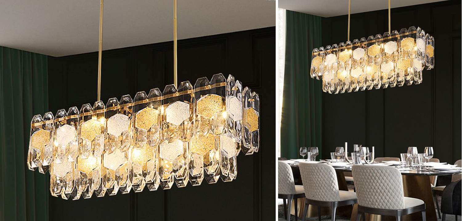Люстра Oswalda Linear Chandelier Люстра Oswalda Linear Chandelier - Loft-Concept в Омске