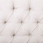 Кровать двуспальная светло-бежевая с основанием из массива дуба с мягким изголовьем Flax Beds варинант исполнения - 4 | Loft Concept в Омске