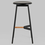 Черный барный стул Knopper варинант исполнения - 2 | Loft Concept в Омске