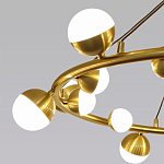 Люстра подвесная светодиодная с плафонами в форме шара Italian Globe Cedar Moss Light варинант исполнения - 3 | Loft Concept в Омске