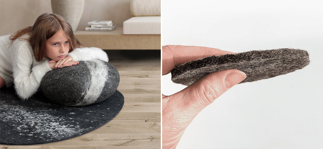 Ковер из Шерсти KATSU "MILKY WAY" - Loft-Concept в Омске