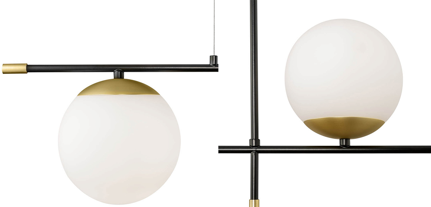Светильник Spike Two Balls Hanging Lamp Светильник Spike Two Balls Hanging Lamp - Loft-Concept в Омске
