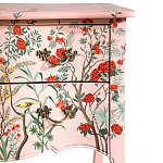 Комод розовый с росписью Цветы L.XV CHEST OF DRAWERS Flowers варинант исполнения - 3 | Loft Concept в Омске