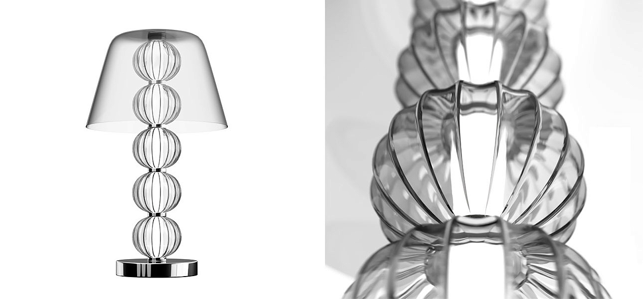 Настольная лампа со стеклянными шарами Balls Lamp - Loft-Concept в Омске