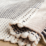 Ковер Woven from Wool с бахромой по краям варинант исполнения - 2 | Loft Concept в Омске