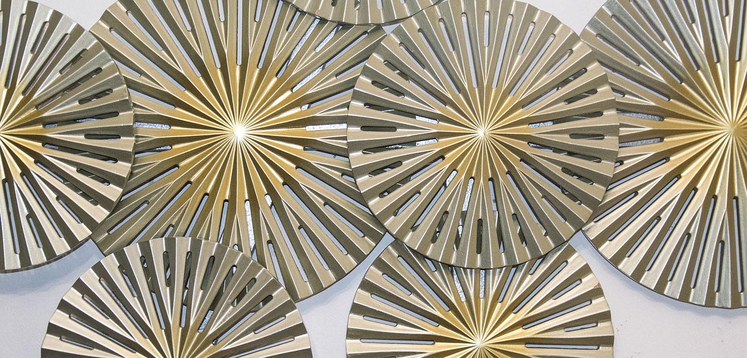 Арт-объект Apollo Gold and Silver Wall Plaque Disc gap 11 Арт-объект Apollo Gold and Silver Wall Plaque Disc gap 11 - Loft-Concept в Омске