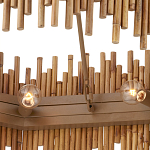 Люстра с абажуром из ротанга Wicker Furniture варинант исполнения - 2 | Loft Concept в Омске