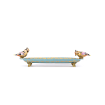 Блюдо фарфоровое Экзотические птички Vivole варинант исполнения - 2 | Loft Concept в Омске