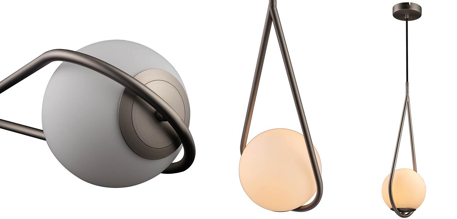 Подвесной светильник B.LUX C Ball nickel 48 - Loft-Concept в Омске