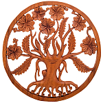 Панно из дерева Foliage Panel With Trees варинант исполнения - 1 | Loft Concept в Омске