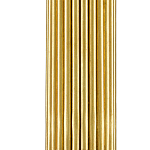Подвесной светильник золотой в форме цилиндра из тонких металлических трубок  Long Tubular Lampshade варинант исполнения - 1 | Loft Concept в Омске