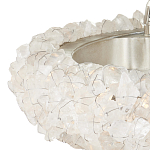 Люстра светодиодная фактурная в форме кольца Amber Crystal варинант исполнения - 2 | Loft Concept в Омске