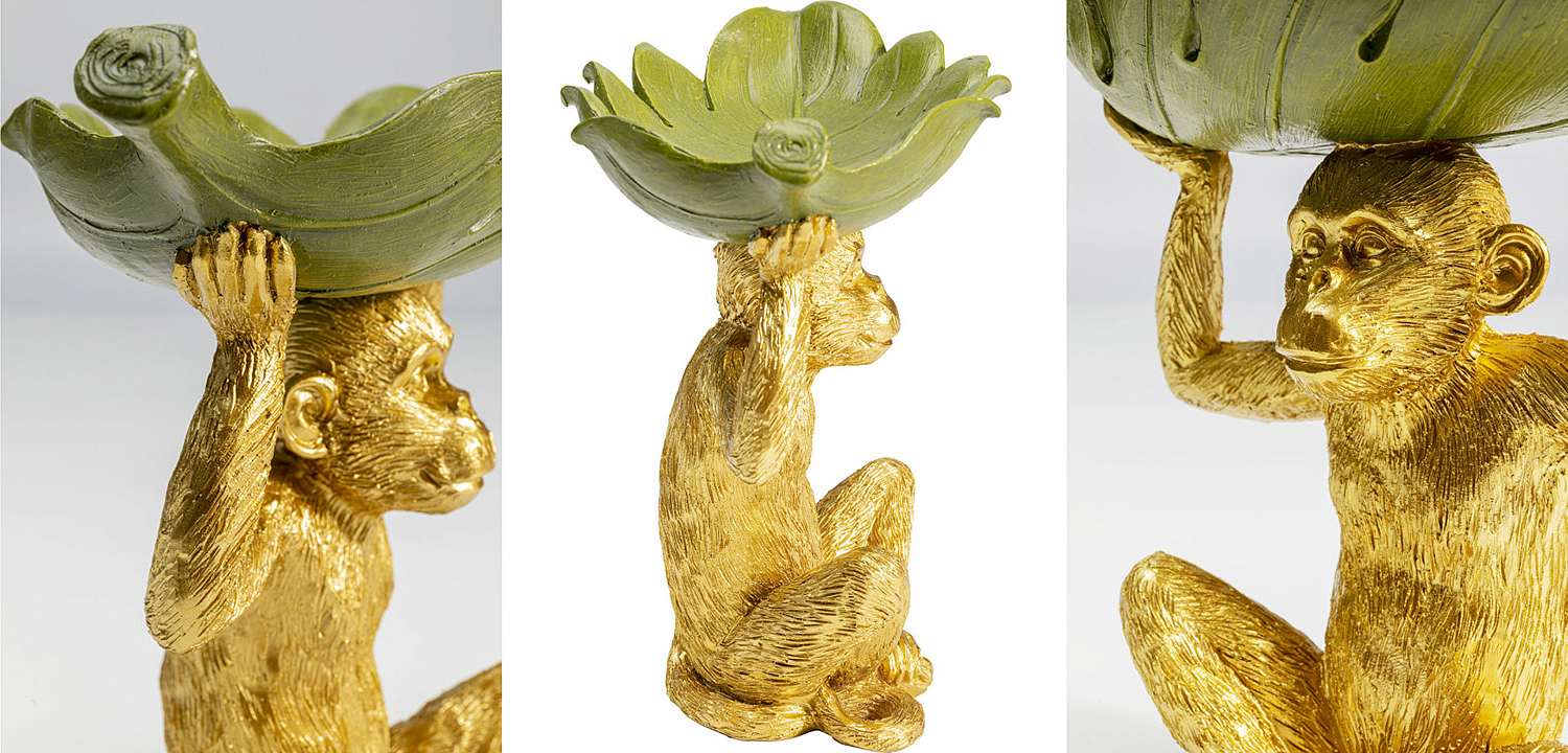 Конфетница Golden Monkey holding a leaf Конфетница Golden Monkey holding a leaf - Loft-Concept в Омске