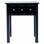 Черная тумба с выдвижным ящиком Monica варинант исполнения - 1 | Loft Concept в Омске