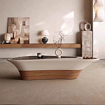 Журнальный столик фигурный со стеклянной столешницей Table Drop варинант исполнения - 3 | Loft Concept в Омске