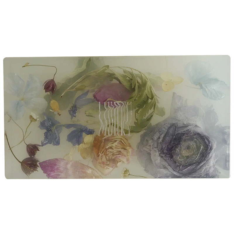 Шкатулка из эпоксидной смолы с цветами белая Epoxy Resin Rectangular Box White Белый Мульти Шкатулка из эпоксидной смолы с цветами белая Epoxy Resin Rectangular Box White Белый Мульти в Омске | Loft Concept