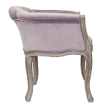 Кресло низкое в стиле прованс Розовый Велюр Louis French Armchair  варинант исполнения - 1 | Loft Concept в Омске