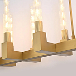 Люстра CANELLE Linear Chandelier 12 Modern Brass варинант исполнения - 3 | Loft Concept в Омске