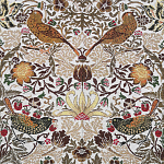 Мебельная ткань Гобелен William Morris кофейный цвет N 1114 варинант исполнения - 7 | Loft Concept в Омске