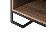 Стеллаж под TV в стиле лофт с открытыми полками и ящиками Urban Style Space варинант исполнения - 4 | Loft Concept в Омске