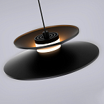 Подвесной светильник черного цвета из металла Obsidian Touch варинант исполнения - 4 | Loft Concept в Омске