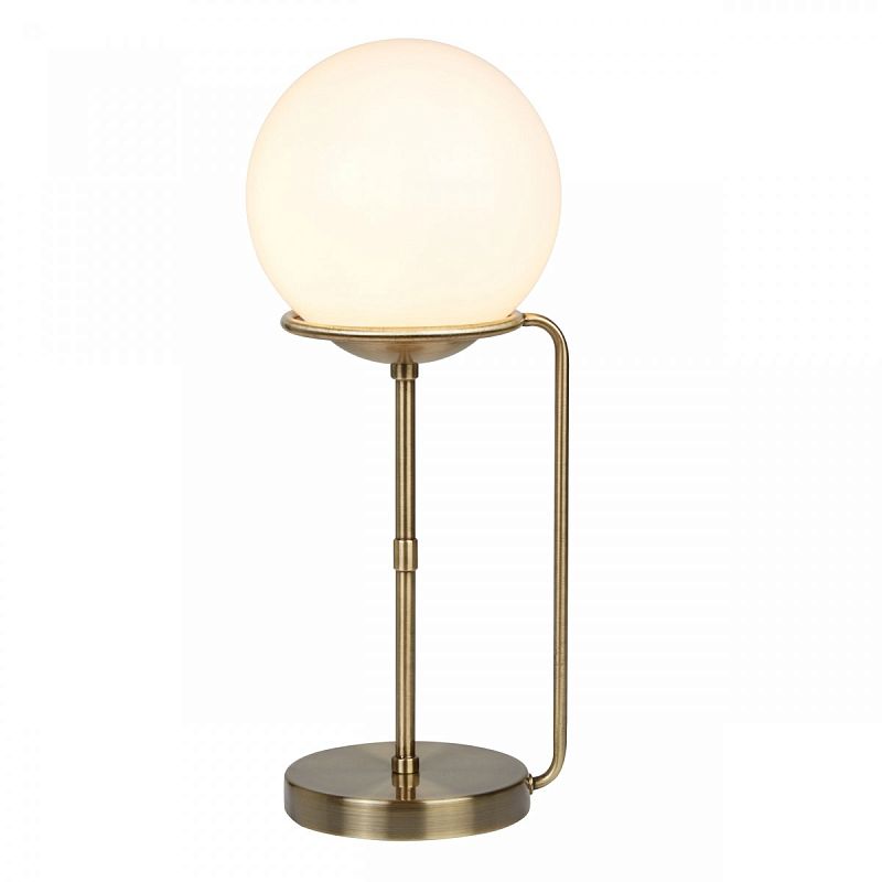 Настольная лампа Melissa Table Lamp Латунь Молочный Настольная лампа Melissa Table Lamp Латунь Молочный в Омске | Loft Concept
