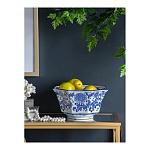 Чаша белая с синим цветочным узором Chino Dishes варинант исполнения - 4 | Loft Concept в Омске