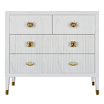 Бельевой Комод с 4 ящиками Elsa Dreams White варинант исполнения - 6 | Loft Concept в Омске