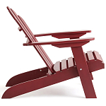 Уличное кресло из массива акации Adirondack Wooden Chair Red варинант исполнения - 3 | Loft Concept в Омске