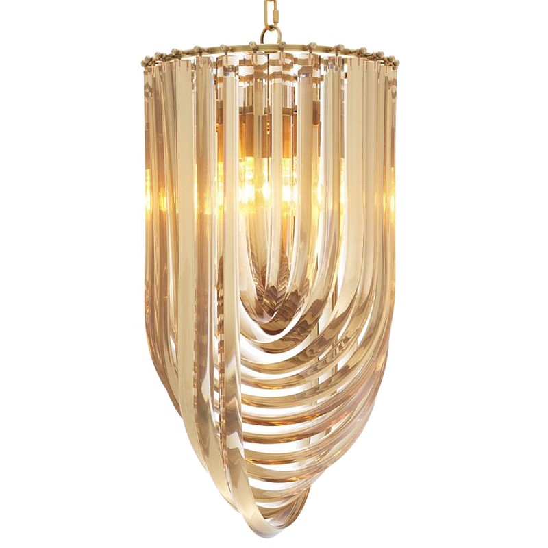 Люстра Chandelier Murano Champagne 35 Золотой Шампань Латунь Античная полированная Люстра Chandelier Murano Champagne 35 Золотой Шампань Латунь Античная полированная в Омске | Loft Concept