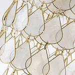 Подвесной светильник с декором из натуральной морской ракушки Iridescent Light варинант исполнения - 8 | Loft Concept в Омске