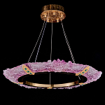 Люстра в форме кольца розовая Warm Pink Light варинант исполнения - 1 | Loft Concept в Омске