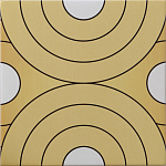 Дизайнерская плитка с узором Диски варинант исполнения - 2 | Loft Concept в Омске