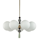 Люстра со вставками из керамики SkyEast 7 ламп варинант исполнения - 1 | Loft Concept в Омске