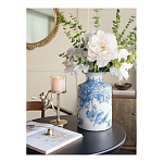 Ваза с мотивами цветущего сада с попугаями Vase Inspired by Nature варинант исполнения - 5 | Loft Concept в Омске