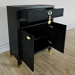 Комод Elsa Dreams Black Двухстворчатый  варинант исполнения - 2 | Loft Concept в Омске