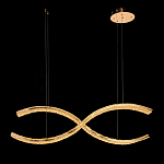 Люстра волнистой формы с фактурным хрустальным плафоном Light Delight варинант исполнения - 2 | Loft Concept в Омске