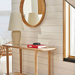 Зеркало круглое в раме из ротанга Wickerwork варинант исполнения - 5 | Loft Concept в Омске