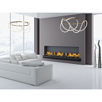 Люстра подвесная круглая золотого цвета с белыми изогнутыми световыми линиями Luke Lampco Tracer Lamp варинант исполнения - 12 | Loft Concept в Омске