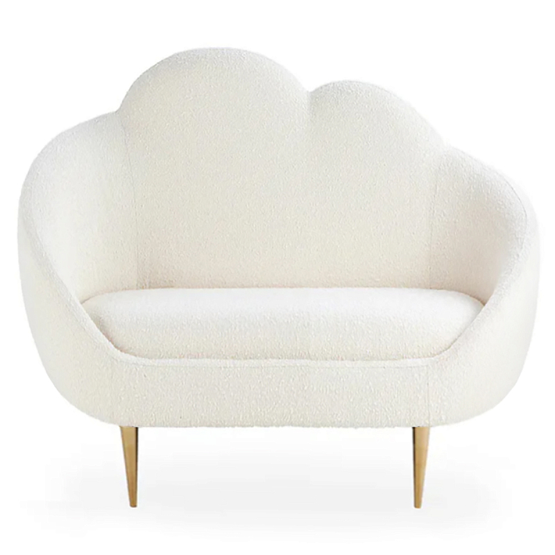 Уникальное кресло для детской комнаты Soft Cloud Белый Золотой в Омске | Loft Concept 