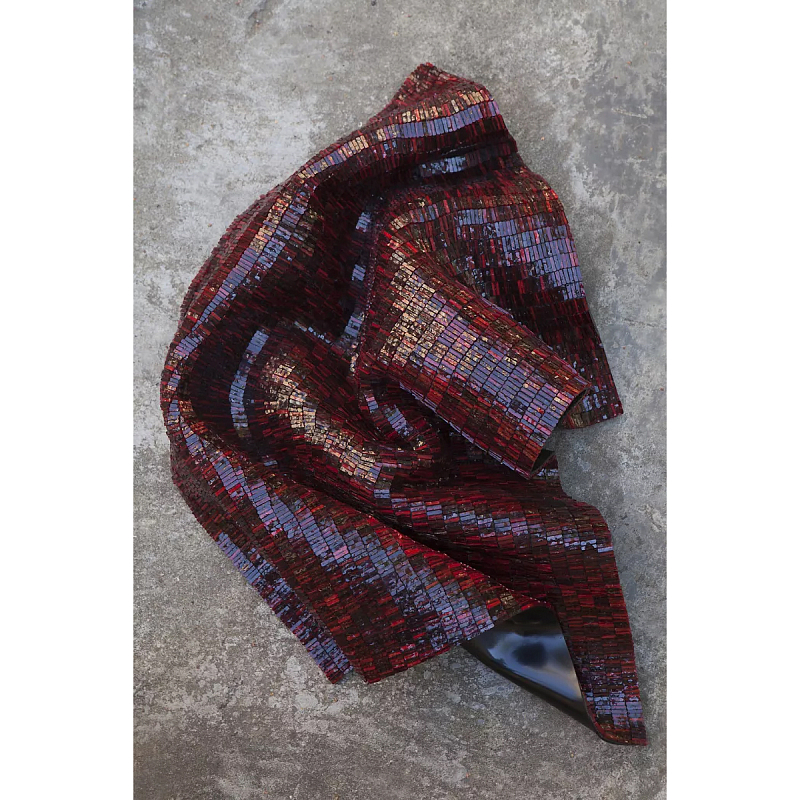 Панно «Drop» Бордовый в Омске | Loft Concept 