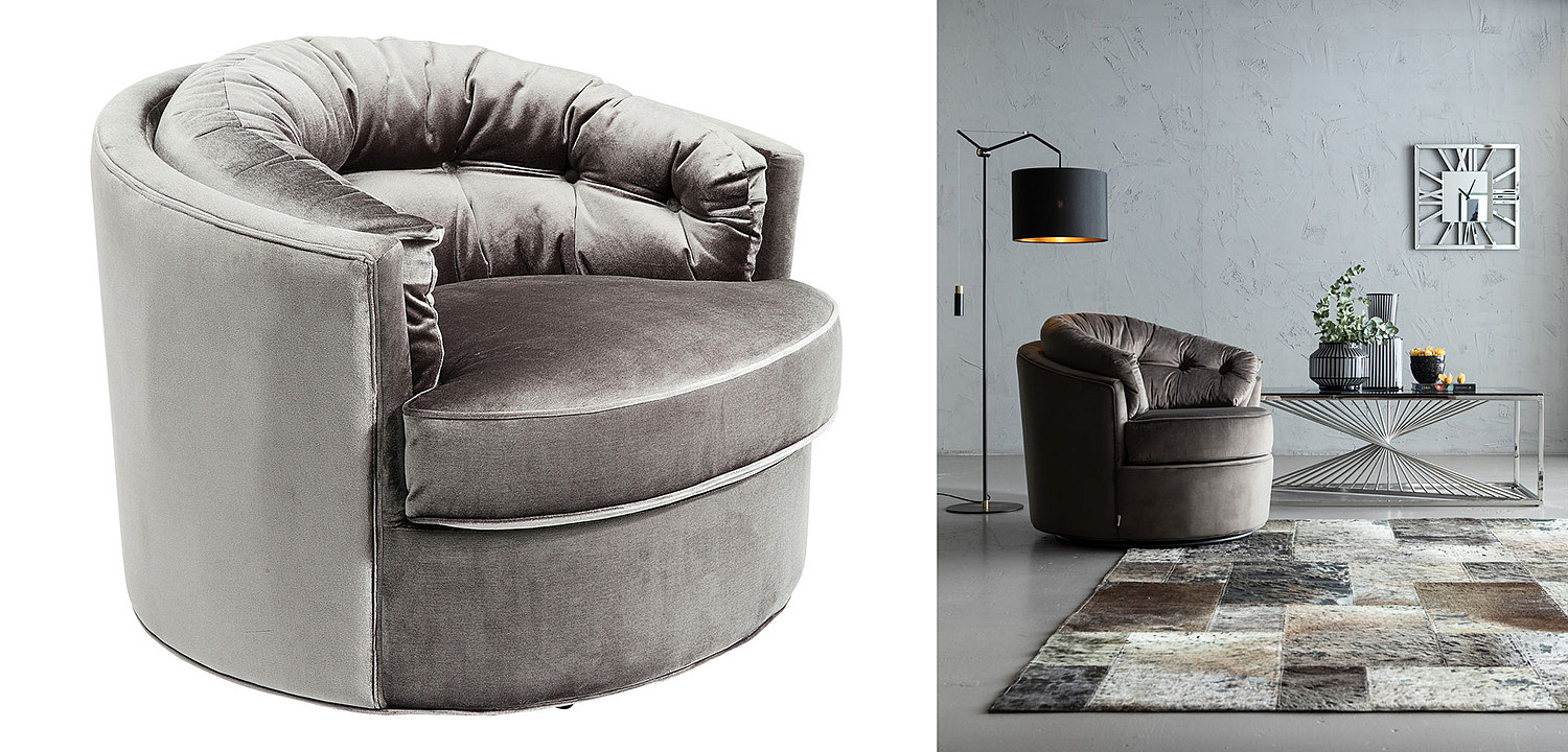 Кресло вращающееся Gray Delilah Кресло вращающееся Gray Delilah - Loft-Concept в Омске