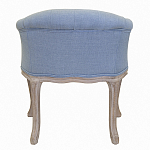 Кресло низкое в стиле прованс Louis French Armchair light blue flax варинант исполнения - 2 | Loft Concept в Омске
