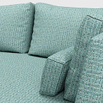 Мебельная ткань Шенилл бирюзовый цвет 142 см T4-61 варинант исполнения - 8 | Loft Concept в Омске