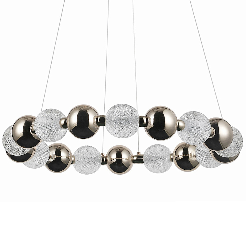 Светодиодная кольцевая люстра Crystal Globule Chrome Chandelier Gold Глянцевое золото Прозрачный Светодиодная кольцевая люстра Crystal Globule Chrome Chandelier Gold Глянцевое золото Прозрачный в Омске | Loft Concept