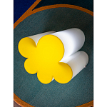 Настольная дизайнерская лампа Poltronova Passiflora Yellow Table Lamp варинант исполнения - 2 | Loft Concept в Омске