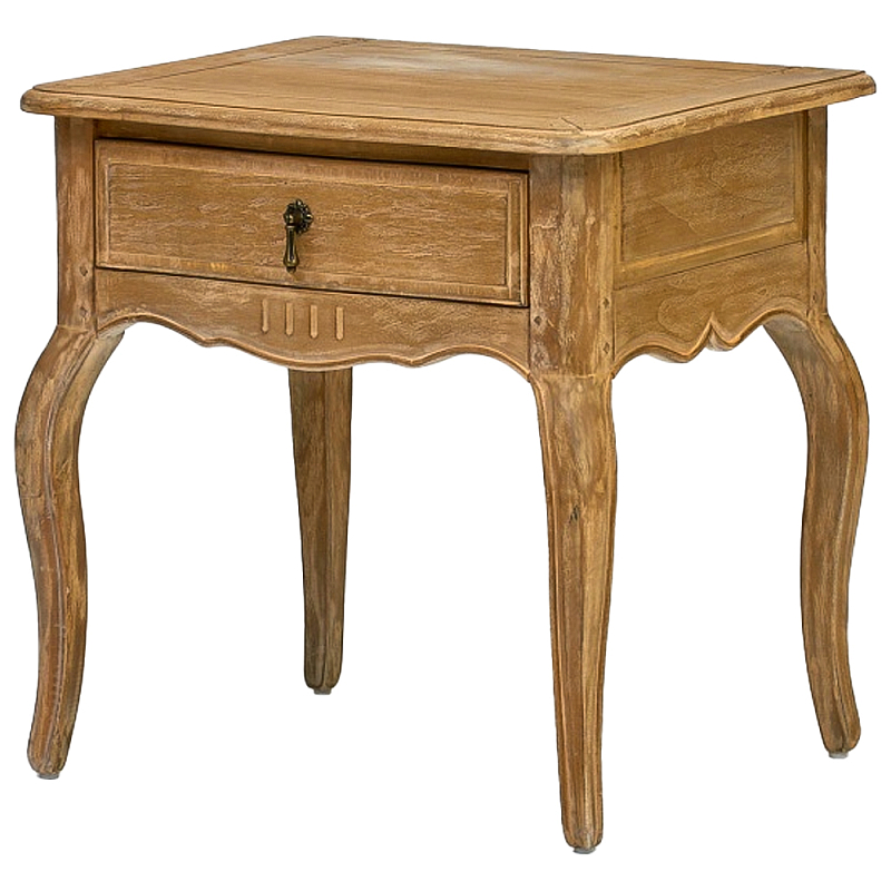 Прикроватная тумба из массива дерева Wooden Margery Bedside Table Дуб темный в Омске | Loft Concept 