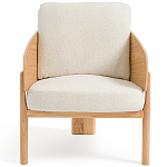 Кресло с каркасом из массива дуба Gallin Chair Boucle варинант исполнения - 2 | Loft Concept в Омске