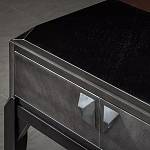 Консоль прямоугольная серая с 4-мя выдвижными ящиками Grany варинант исполнения - 5 | Loft Concept в Омске